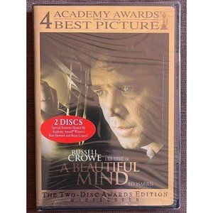 A Beautiful Mind (DVD 2002, 2-Disc Awards Edition, Widescreen) NEW!